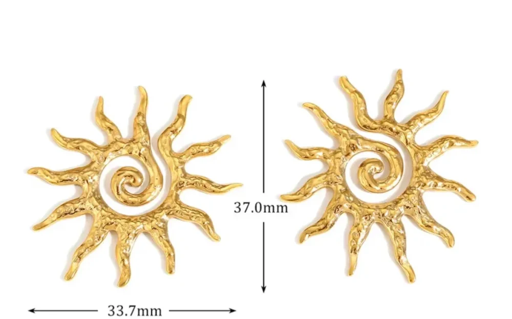 Solar Flare earrings - Image 2