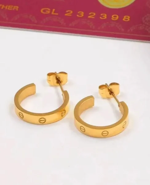 CC 18k Plated earrings