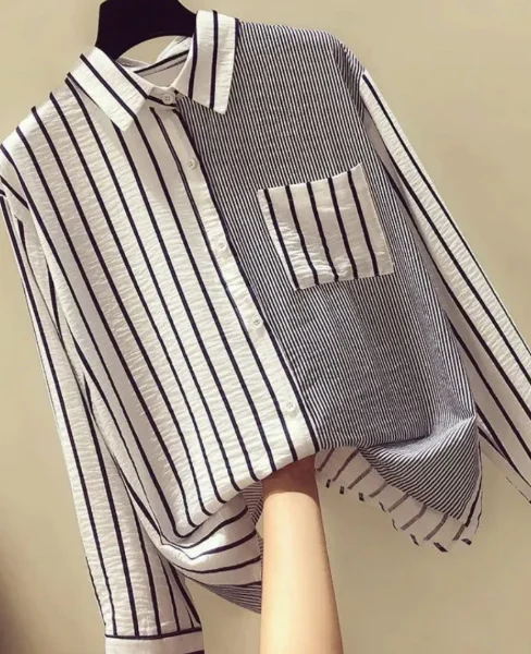 Boyfriend Striped shirt