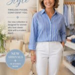 Becky Striped Linen Top