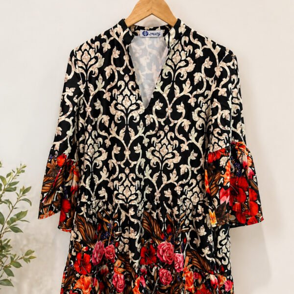 Mosaic Fit & Flare Dress